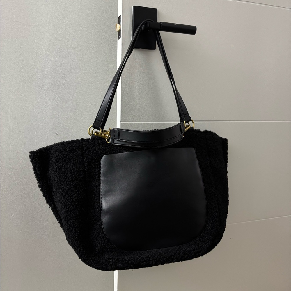 Large Anthropologie furry bag